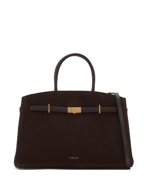 DeMellier The Midi Hudson buckle-strap tote bag - Brown - zdjęcie produktu nr 1