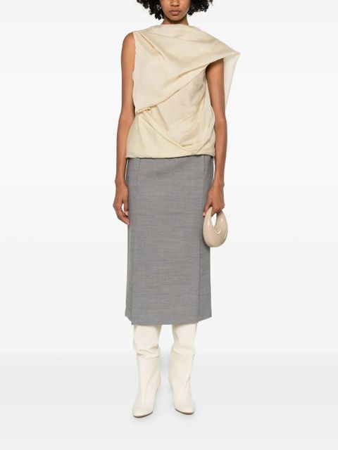 ENTIRE STUDIOS straight skirt - Grey - zdjęcie produktu nr 2