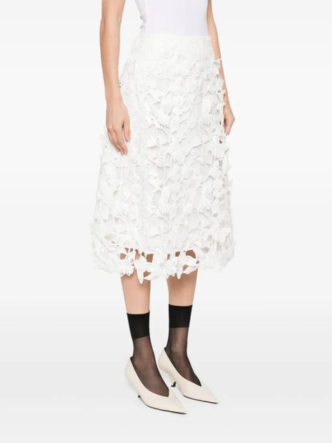 Simkhai Ambrosia midi skirt - White
