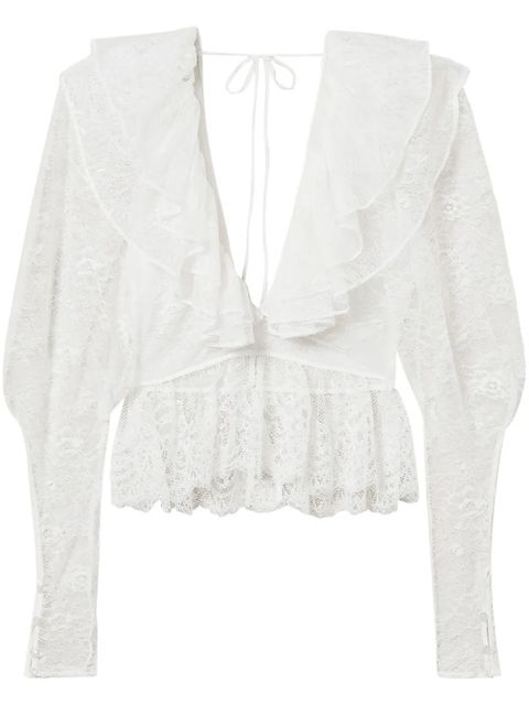 TWINSET woven blouse - 00282 WHITE SNOW - zdjęcie produktu nr 1