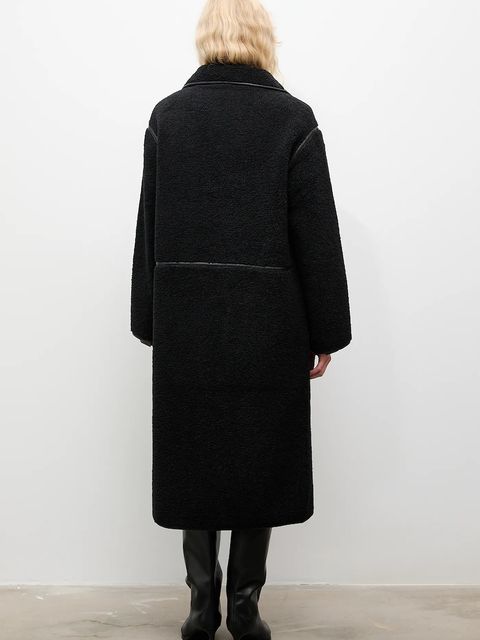 Answear.LAB płaszcz kolor czarny