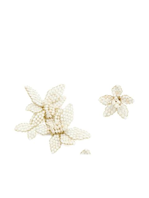 ISABEL MARANT Loli asymmetric earrings - Neutrals