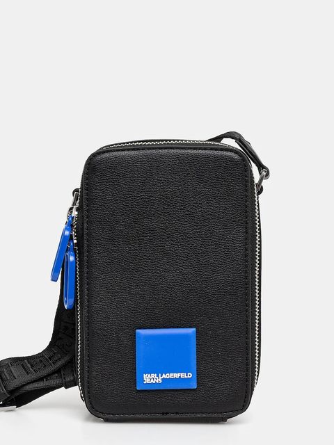 Karl Lagerfeld Jeans saszetka kolor czarny A2W32007 - zdjęcie produktu nr 1