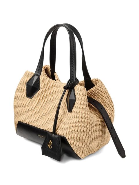 Jimmy Choo small Diamond tote bag - Neutrals