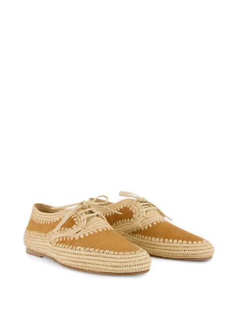 Gabriela Hearst x Clergerie Miguel lace-up Derby shoes - Brown