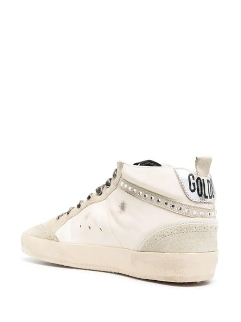 Golden Goose Mid Star crystal-detailed sneakers - Neutrals - zdjęcie produktu nr 2