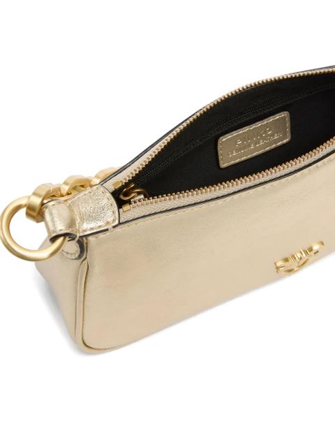 PINKO Love Birds-detail shoulder bag - Gold