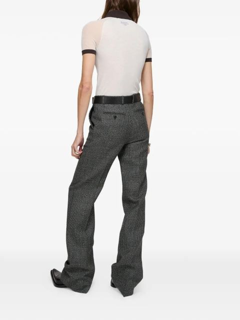 Acne Studios collared pocket knitwear - White