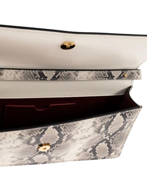 Off-White snakeskin-effect shoulder bag - Neutrals