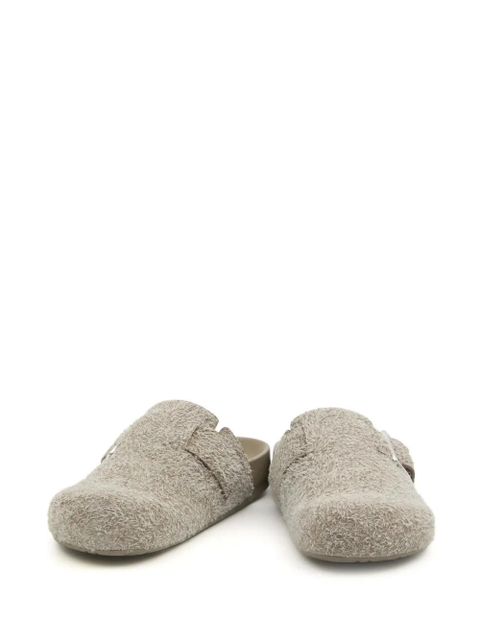 LOEWE Ease Buckle mules - Green