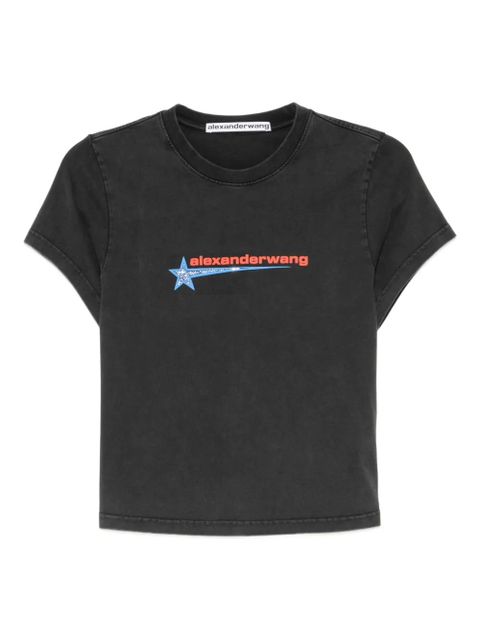 Alexander Wang Hotfix Star T-shirt - Grey - zdjęcie produktu nr 1