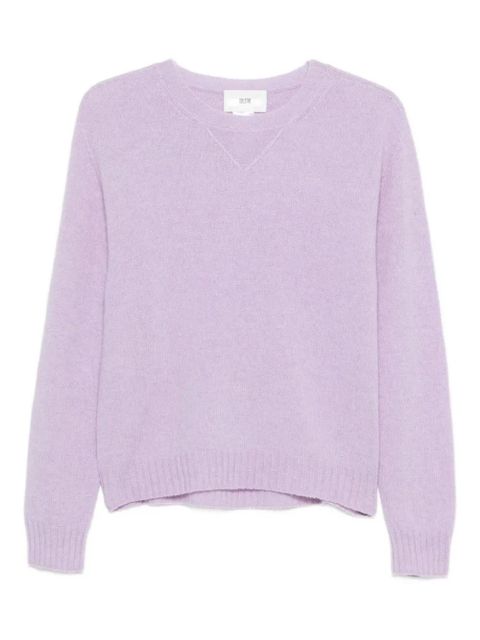 SOLOTRE V-neck sweater - Purple - zdjęcie produktu nr 1