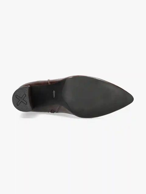 Mexx botki KIANNA INDY damskie kolor bordowy na słupku MI001700253W