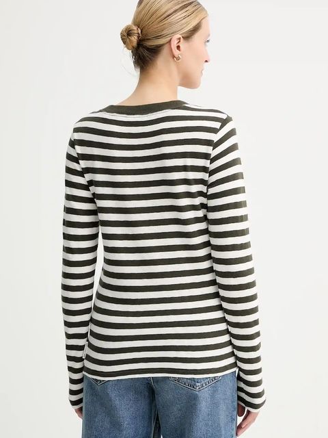 Marc O'Polo longsleeve bawełniany kolor zielony 5000007074