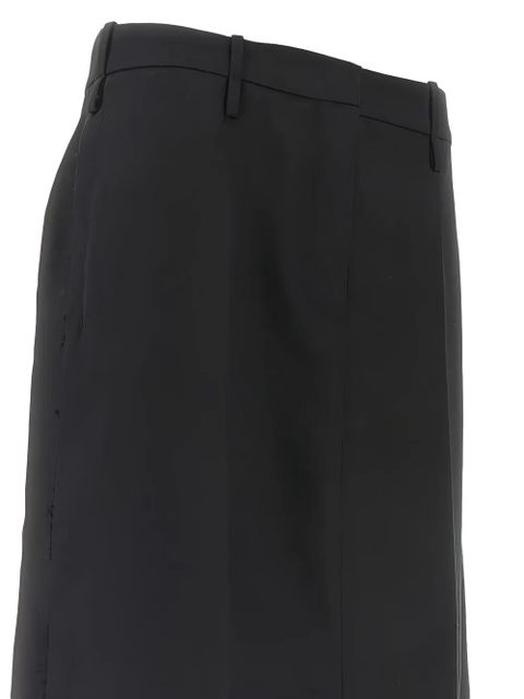 Jil Sander pleated midi skirt - Black - zdjęcie produktu nr 2