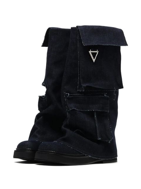 The Attico Robin boots - Blue