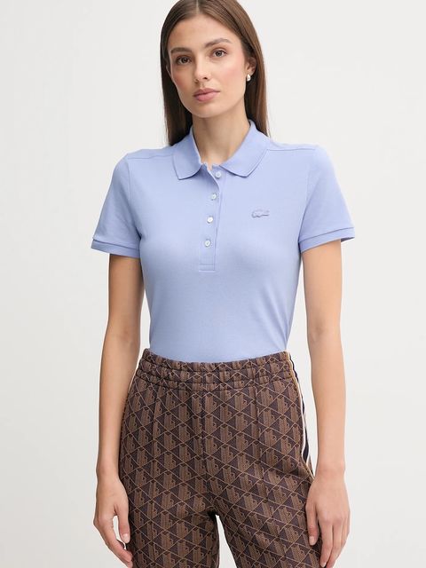 Lacoste polo damski kolor niebieski PF5462 - zdjęcie produktu nr 1