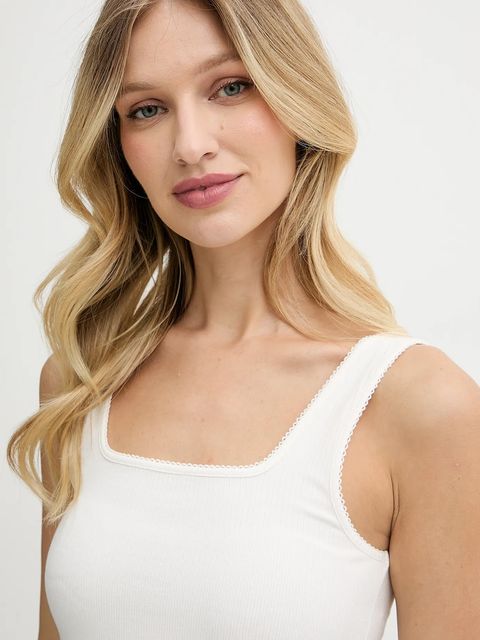 Tommy Hilfiger top kolor beżowy WW0WW45444