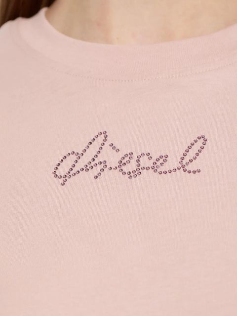 Diesel T-Reg-S2 rhinestone T-shirt - Pink