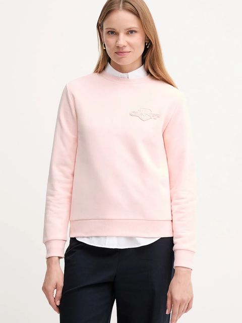 Gant bluza damska kolor różowy gładka 4202586 - zdjęcie produktu nr 1