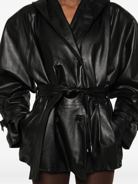 Magda Butrym leather jacket - Black