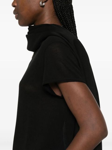 TOTEME silk T-shirt - Black