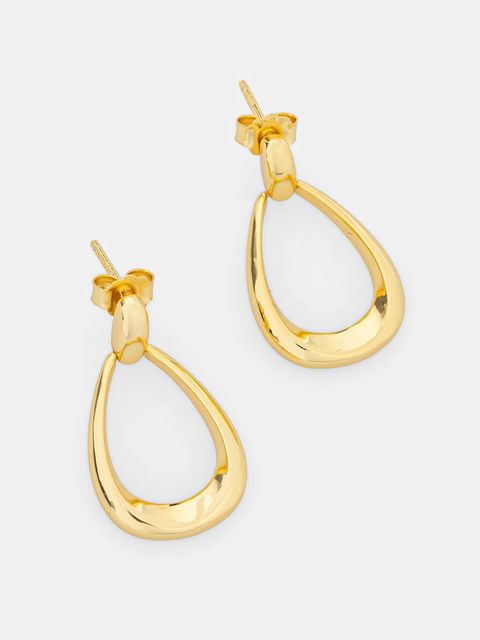 Answear.LAB kolczyki srebrne pozłacane - zdjęcie produktu nr 1