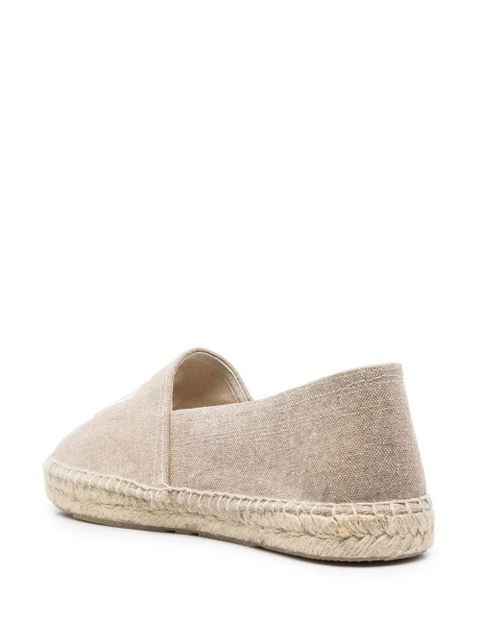 ISABEL MARANT Canae logo-embroidered espadrilles - Neutrals