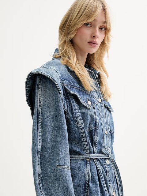 BOSS Orange kurtka jeansowa C CHINCHED JACKET