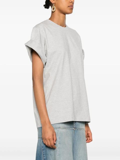 Victoria Beckham mélange cotton T-shirt - Grey