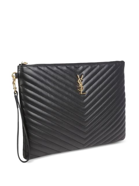 Saint Laurent Monogram clutch bag - Black