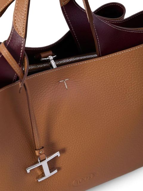 Tod's mini leather tote bag - Brown