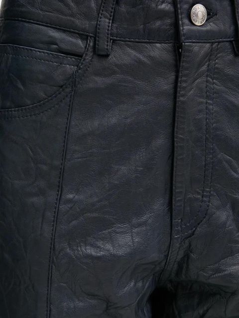 Zadig&Voltaire Evy leather trousers - Blue