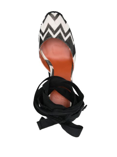 Missoni zigzag-woven espadrilles - Black - zdjęcie produktu nr 2