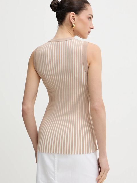 Liu Jo top kolor beżowy TA6064 MS55N