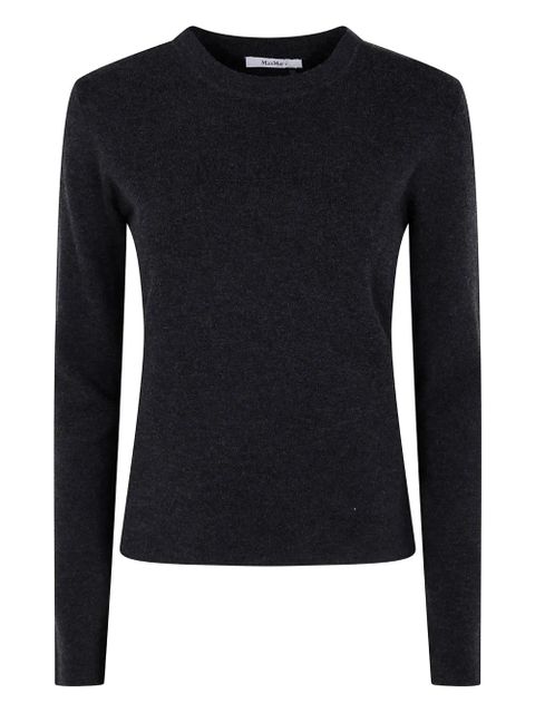 Max Mara long-sleeve round-neck sweater - Grey - zdjęcie produktu nr 1