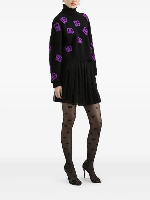 Dolce & Gabbana DNA wool DG-logo sweater - Black