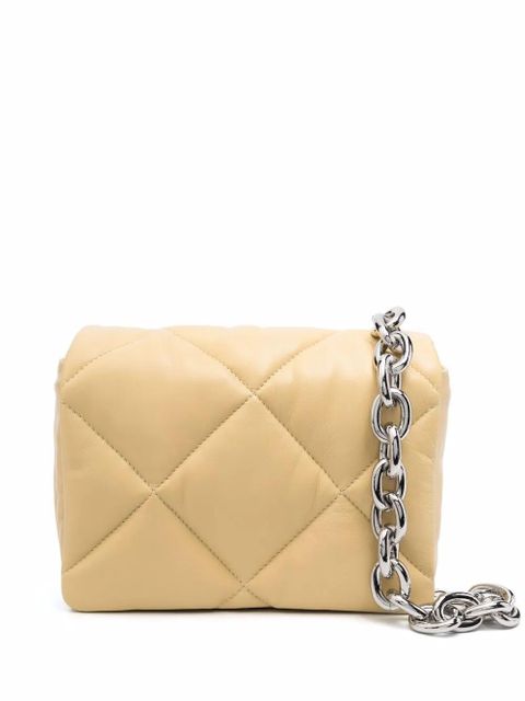 STAND STUDIO Brynn diamond-quilt tote bag - Yellow