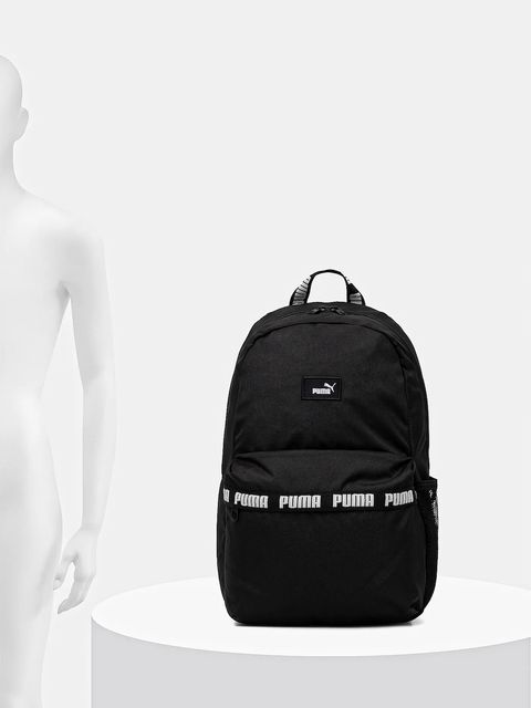 Puma plecak kolor czarny duży gładki 91170