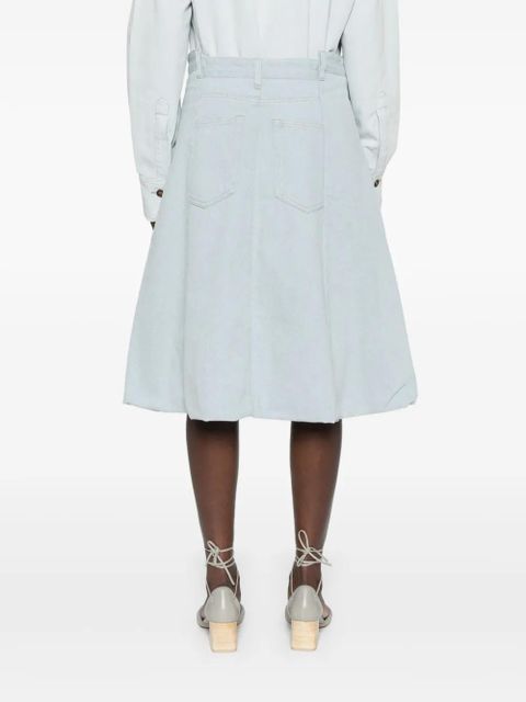 Victoria Beckham denim midi skirt - Blue