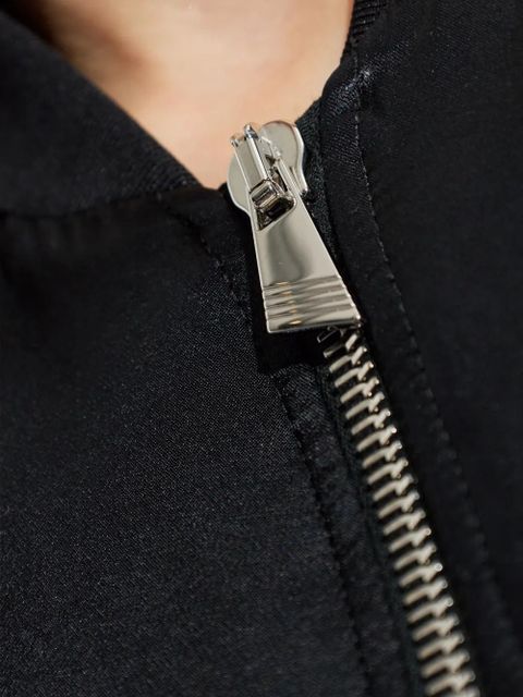 The Attico zip-up bomber jacket - Black - zdjęcie produktu nr 2