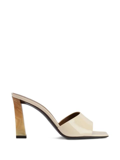 Giuseppe Zanotti Talia square-toe sandals - Neutrals - zdjęcie produktu nr 1
