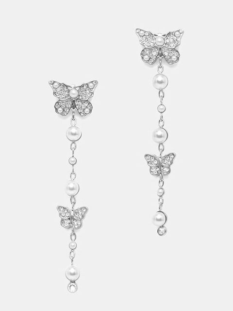 Guess kolczyki damskie ze stali nierdzewnej BORBOLETA - zdjęcie produktu nr 2