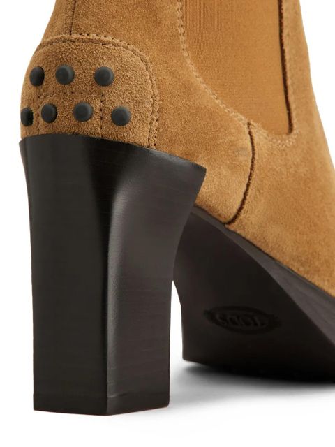 Tod's 80mm suede Chelsea boots - Brown