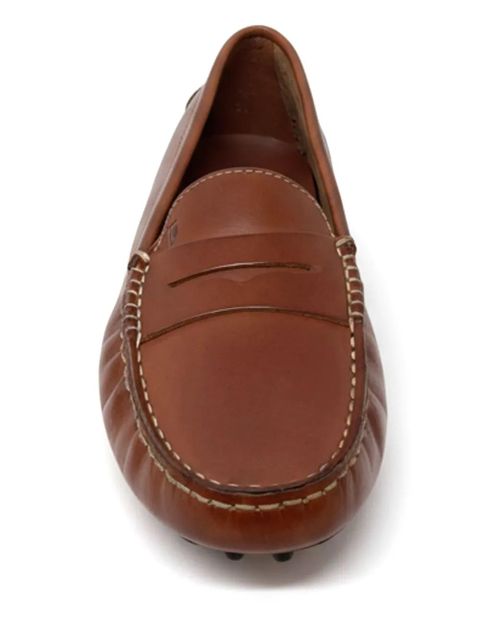 Tod's penny-strap loafers - Brown