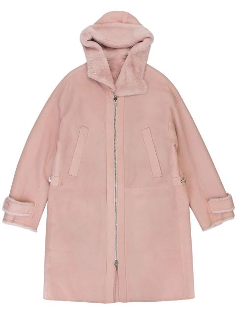 Loro Piana double-sided sheepskin coat - Pink - zdjęcie produktu nr 1