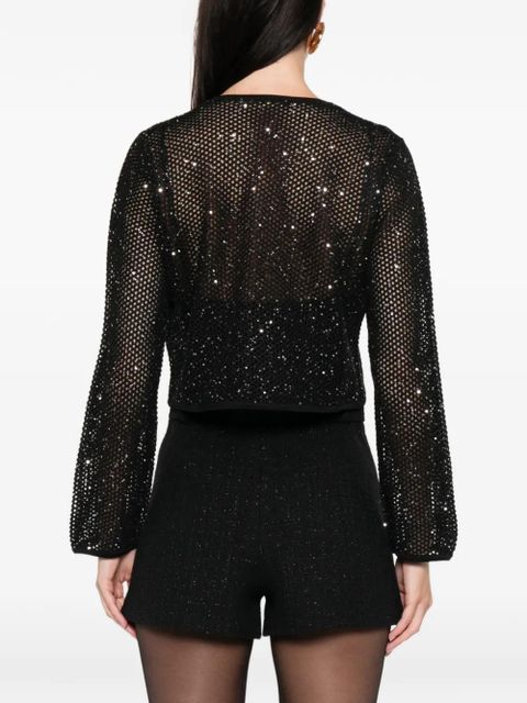 Maje sequin cardigan - Black