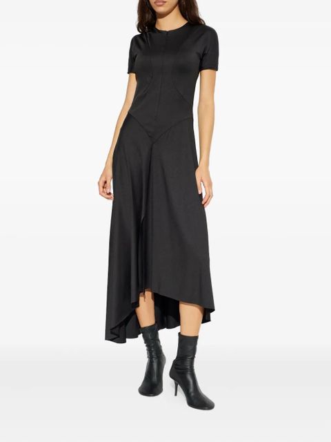 Victoria Beckham asymmetric-hem midi dress - Black - zdjęcie produktu nr 2