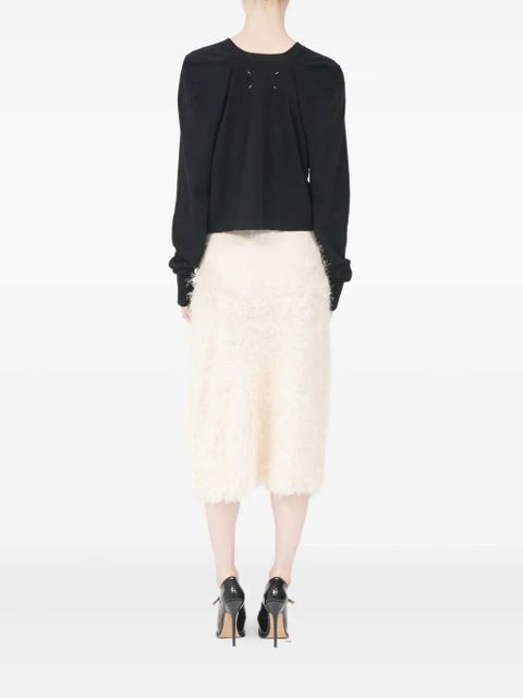Maison Margiela wool cardigan - Black