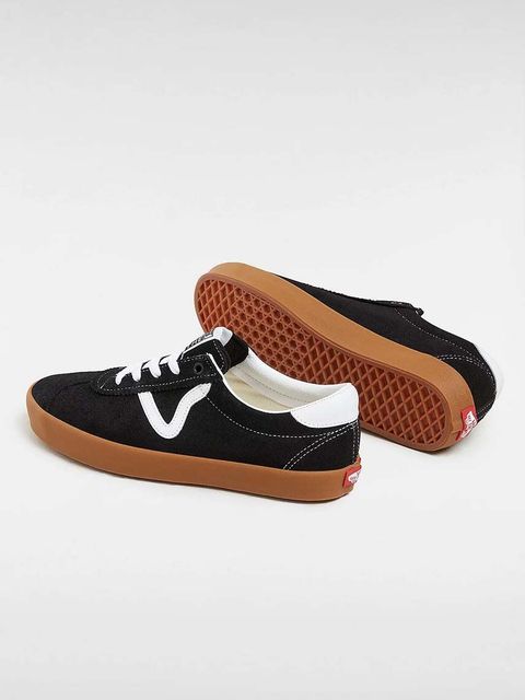 Vans tenisówki zamszowe Sport Low kolor czarny VN000CQRB9M1